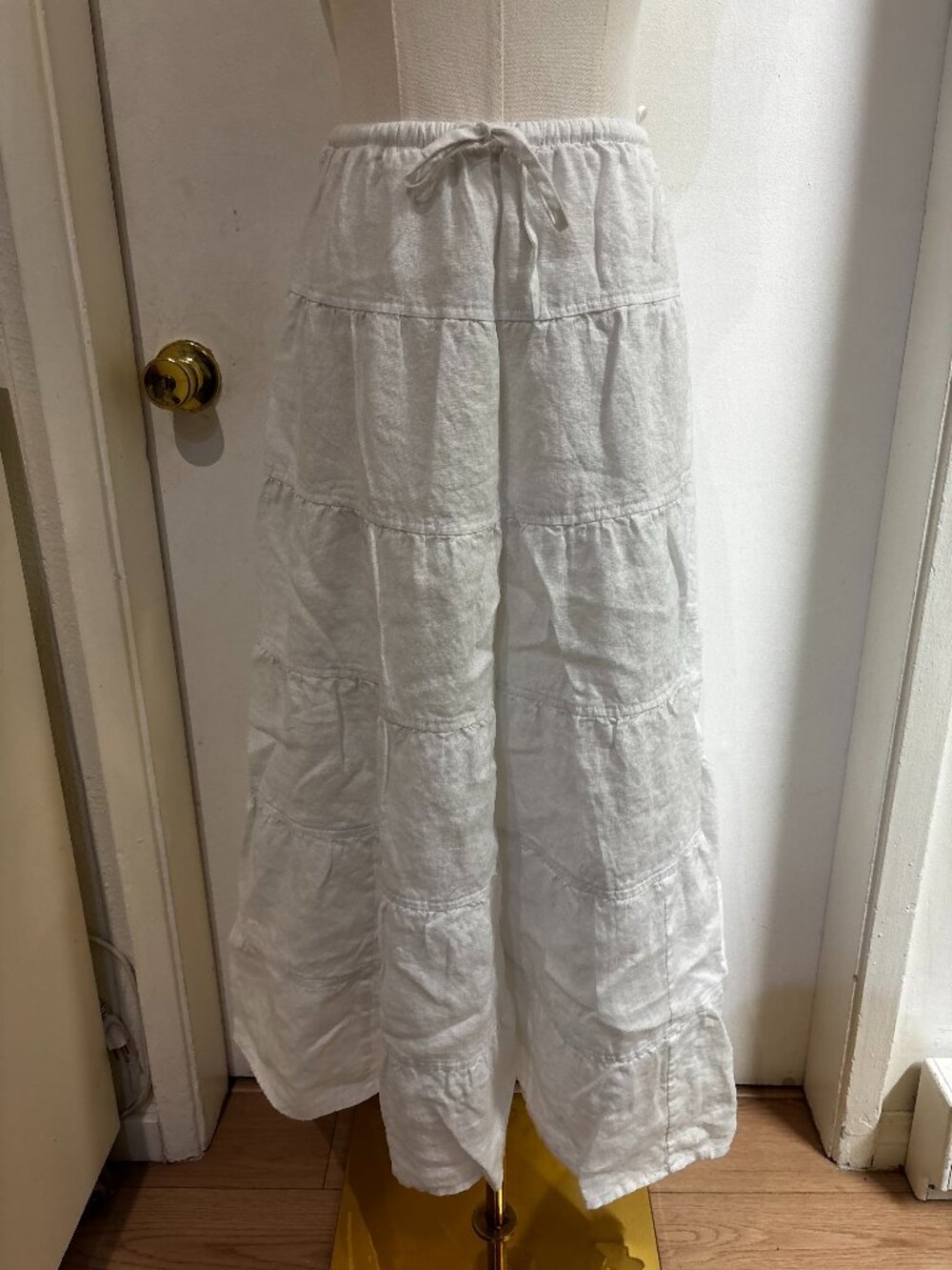 Wilfred Long Linen white Skirt sz Small